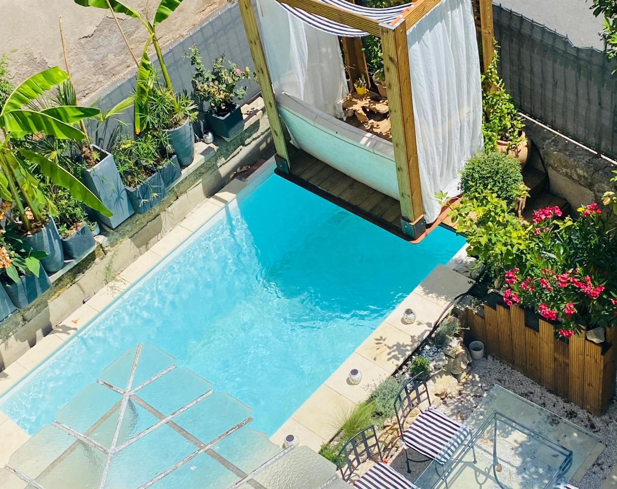 Le Jardin Hotel Aspiran Bagian luar foto
